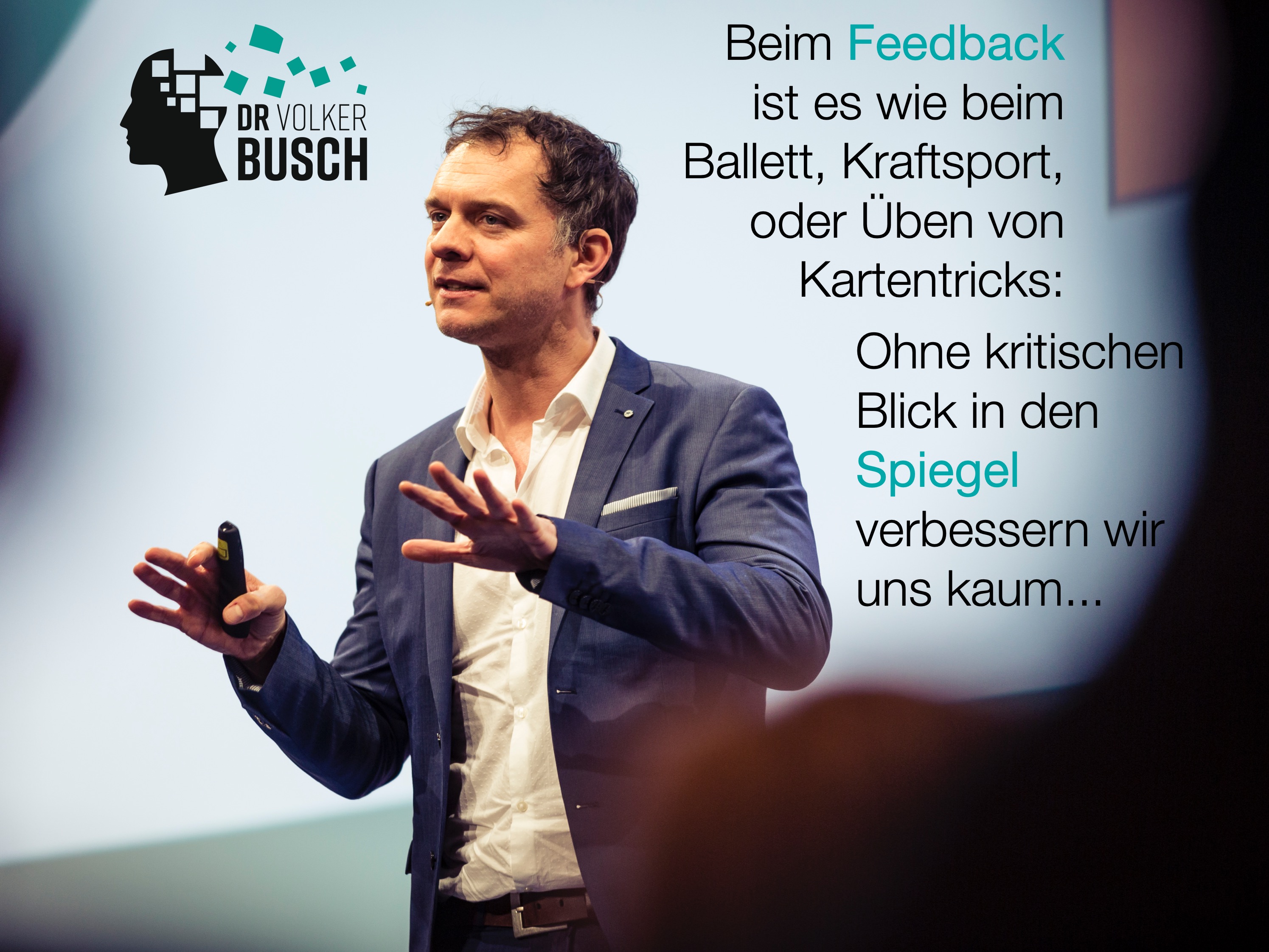 Feedback - Dr. Volker Busch