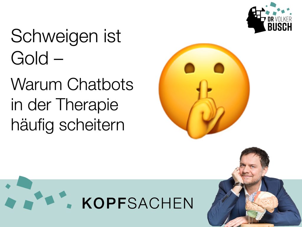 Beitragsbild Blog Kopfsachen: Schweigen ist Gold