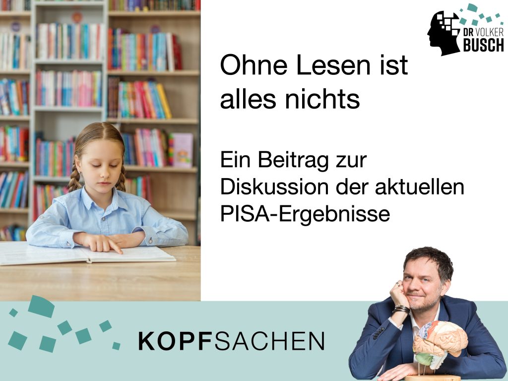 Beitragsbild Blog Kopfsachen: Ohne Lesen ist alles nichts