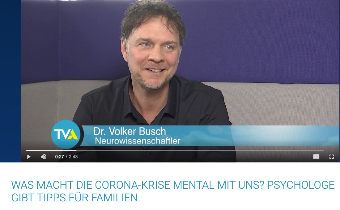 Talkgast bei TVA - Dr. Volker Busch