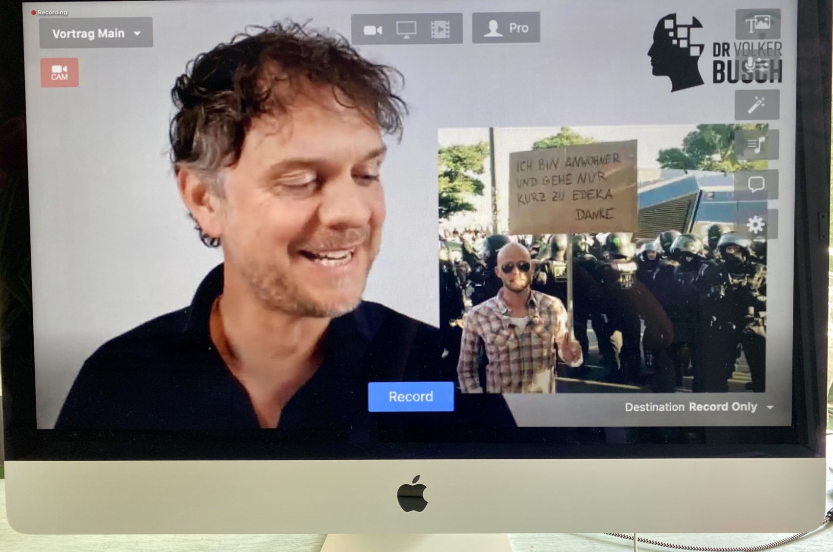 Zu Gast beim 1. Online-Wissensforum 2 - Dr. Volker Busch