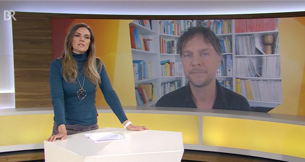 Zu Gast in der Abendschau der BR - Dr. Volker Busch