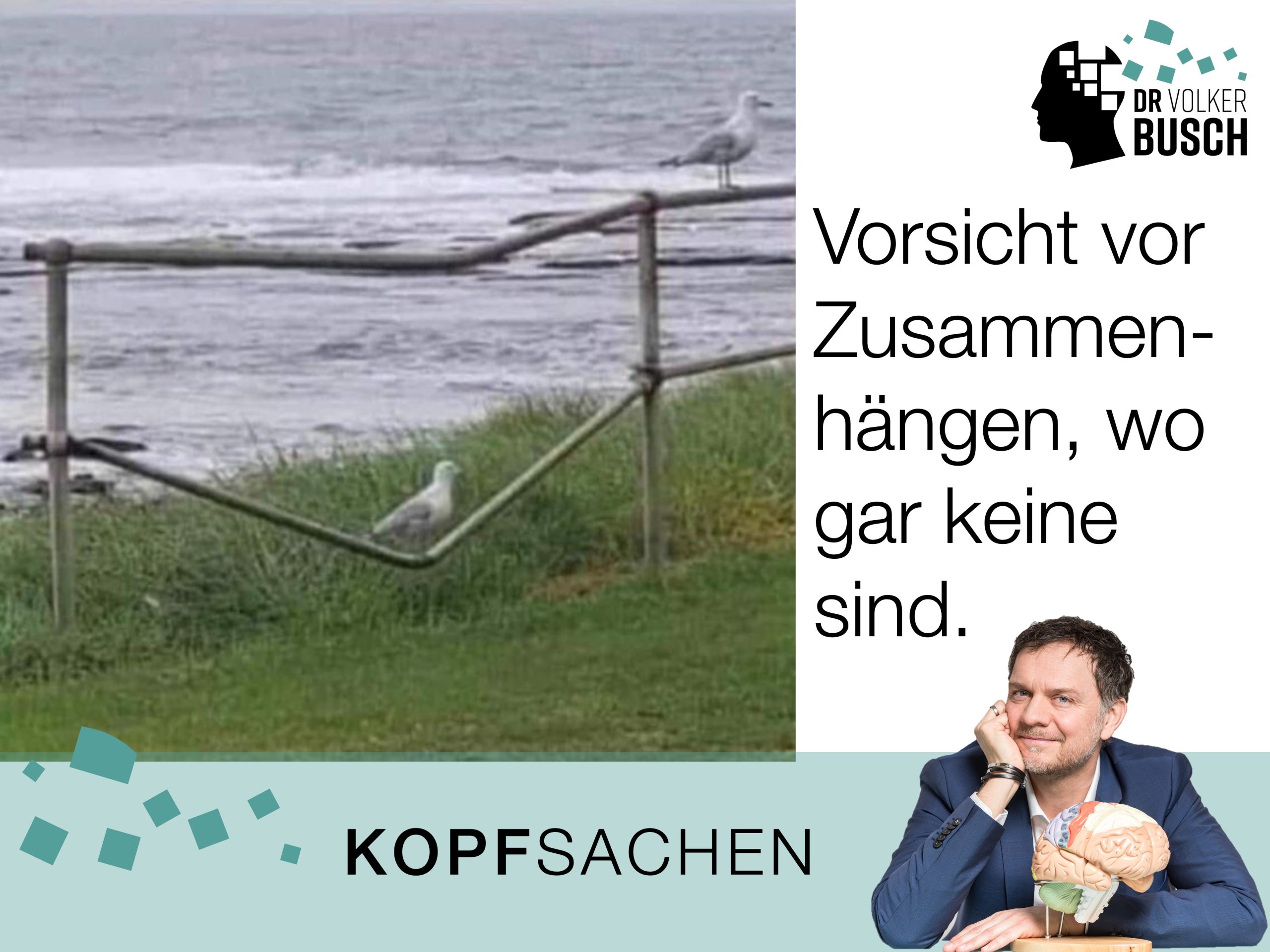 Blog Kopfsachen Beitragsbild: Vorsicht vor vorschnellen Zusammenhängen