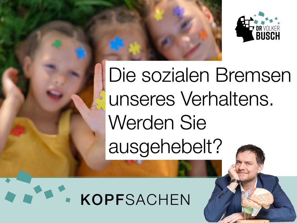 Beitragsbild Blog Kopfsachen - Soziale Bremsen unseres Verhaltens. Werden Sie ausgehebelt?